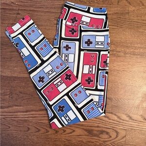Lularoe Retro Game Controller Leggings